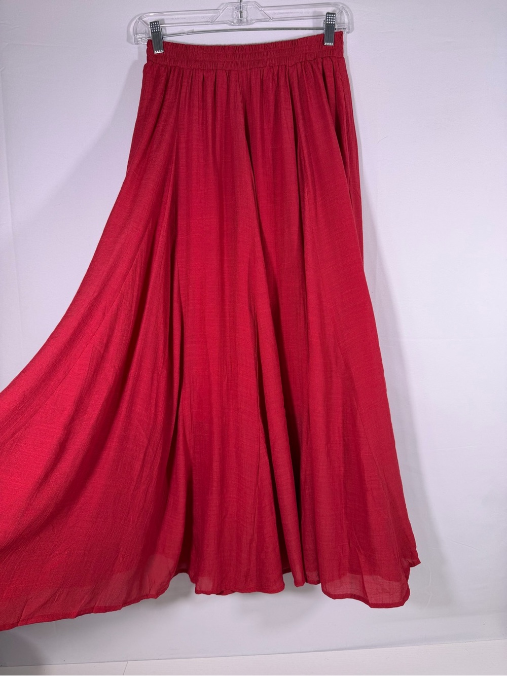 NWT Scarlet Darkness Red Gothic Medieval Renaissance Maxi Skirt Small
